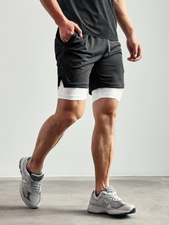 GrabeYourShort™ - Short Fit 2en1 pour Homme